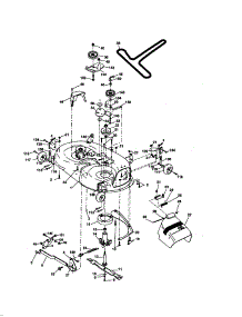Mower Deck parts for Craftsman Front-Engine Lawn Tractor 917275685 from AppliancePartsPros.com