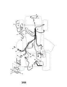 Electrical parts for Craftsman Front-Engine Lawn Tractor 917275700 from AppliancePartsPros.com