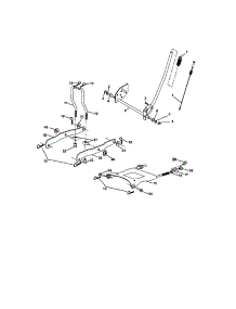 Lift Assembly parts for Craftsman Front-Engine Lawn Tractor 917275700 from AppliancePartsPros.com