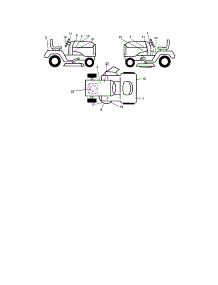 Decals parts for Craftsman Front-Engine Lawn Tractor 917275701 from AppliancePartsPros.com
