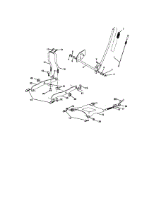 Lift Assembly parts for Craftsman Front-Engine Lawn Tractor 917275701 from AppliancePartsPros.com