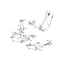 Lift Assembly parts for Craftsman Front-Engine Lawn Tractor 917275702 from AppliancePartsPros.com