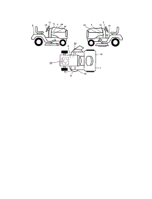 Decals parts for Craftsman Front-Engine Lawn Tractor 917275740 from AppliancePartsPros.com