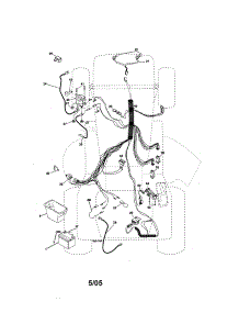 Electrical parts for Craftsman Front-Engine Lawn Tractor 917275750 from AppliancePartsPros.com