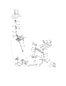 Steering Assembly parts for Craftsman Front-Engine Lawn Tractor 917275750 from AppliancePartsPros.com