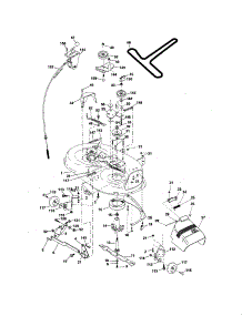 Mower Deck parts for Craftsman Front-Engine Lawn Tractor 917275750 from AppliancePartsPros.com