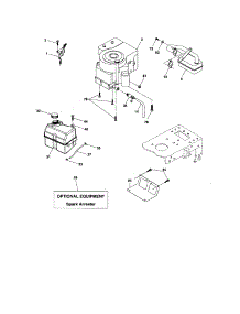 Engine parts for Craftsman Front-Engine Lawn Tractor 917275753 from AppliancePartsPros.com