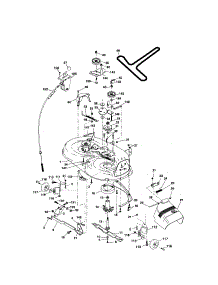 Mower Deck parts for Craftsman Front-Engine Lawn Tractor 917275753 from AppliancePartsPros.com