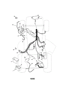Electrical parts for Craftsman Front-Engine Lawn Tractor 917275754 from AppliancePartsPros.com