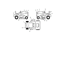 Decals parts for Craftsman Front-Engine Lawn Tractor 917275754 from AppliancePartsPros.com