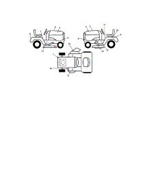 Decals parts for Craftsman Front-Engine Lawn Tractor 917275760 from AppliancePartsPros.com
