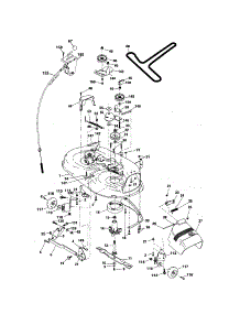 Mower Deck parts for Craftsman Front-Engine Lawn Tractor 917275762 from AppliancePartsPros.com
