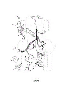 Electrical parts for Craftsman Front-Engine Lawn Tractor 917275764 from AppliancePartsPros.com