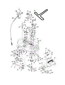 Mower Deck parts for Craftsman Front-Engine Lawn Tractor 917275764 from AppliancePartsPros.com