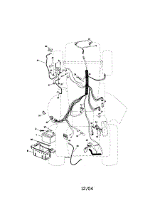 Electrical parts for Craftsman Front-Engine Lawn Tractor 917275810 from AppliancePartsPros.com