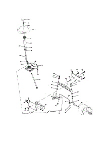 Steering parts for Craftsman Front-Engine Lawn Tractor 917275810 from AppliancePartsPros.com