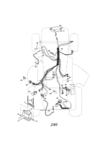 Electrical parts for Craftsman Front-Engine Lawn Tractor 917275900 from AppliancePartsPros.com