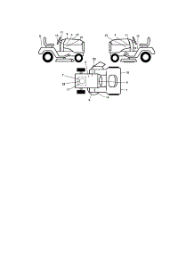 Decals parts for Craftsman Front-Engine Lawn Tractor 917275902 from AppliancePartsPros.com