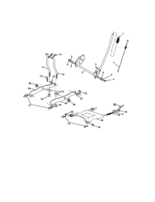 Lift Assembly parts for Craftsman Front-Engine Lawn Tractor 917275902 from AppliancePartsPros.com