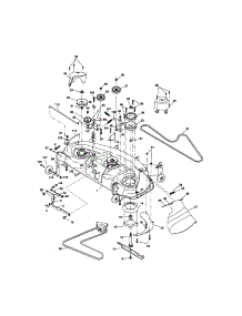 Mower Deck parts for Craftsman Front-Engine Lawn Tractor 917275902 from AppliancePartsPros.com