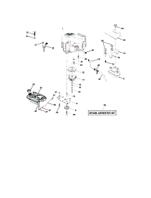 Engine parts for Craftsman Front-Engine Lawn Tractor 917275970 from AppliancePartsPros.com