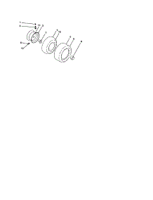 Wheels And Tires parts for Craftsman Front-Engine Lawn Tractor 917275971 from AppliancePartsPros.com