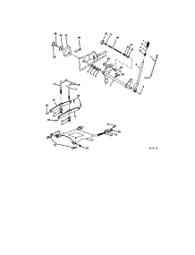 Lift Assembly parts for Craftsman Front-Engine Lawn Tractor 917275971 from AppliancePartsPros.com