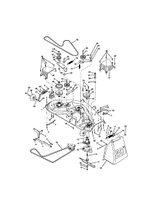 Mower Deck parts for Craftsman Front-Engine Lawn Tractor 917275971 from AppliancePartsPros.com