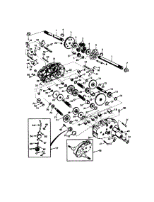 Transaxle parts for Craftsman Front-Engine Lawn Tractor 917275971 from AppliancePartsPros.com