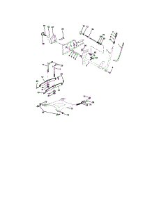 Lift Assembly parts for Craftsman Front-Engine Lawn Tractor 917275972 from AppliancePartsPros.com