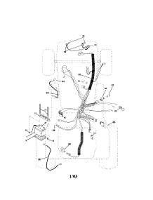 Electrical parts for Craftsman Front-Engine Lawn Tractor 917276010 from AppliancePartsPros.com