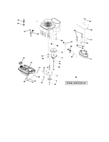 Engine parts for Craftsman Front-Engine Lawn Tractor 917276010 from AppliancePartsPros.com