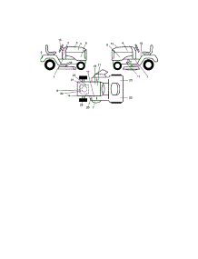Decals parts for Craftsman Front-Engine Lawn Tractor 917276010 from AppliancePartsPros.com