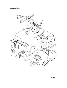 Ground Drive parts for Craftsman Front-Engine Lawn Tractor 917276011 from AppliancePartsPros.com