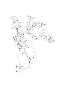 Steering Assembly parts for Craftsman Front-Engine Lawn Tractor 917276011 from AppliancePartsPros.com