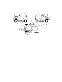 Decals parts for Craftsman Front-Engine Lawn Tractor 917276011 from AppliancePartsPros.com