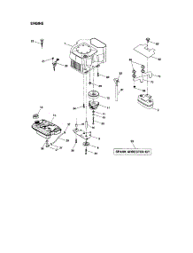 Engine parts for Craftsman Front-Engine Lawn Tractor 917276013 from AppliancePartsPros.com