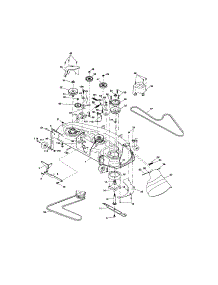 Mower Deck parts for Craftsman Front-Engine Lawn Tractor 917276013 from AppliancePartsPros.com