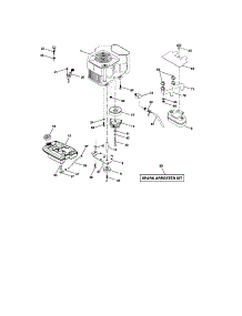 Engine parts for Craftsman Front-Engine Lawn Tractor 917276020 from AppliancePartsPros.com
