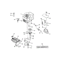 Engine parts for Craftsman Front-Engine Lawn Tractor 917276021 from AppliancePartsPros.com