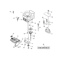 Engine parts for Craftsman Front-Engine Lawn Tractor 917276022 from AppliancePartsPros.com