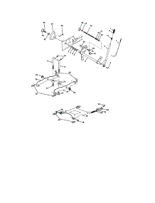 Lift Assembly parts for Craftsman Front-Engine Lawn Tractor 917276022 from AppliancePartsPros.com