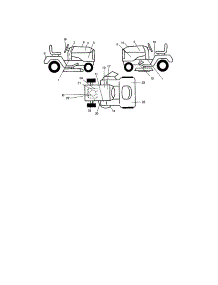 Decals parts for Craftsman Front-Engine Lawn Tractor 917276030 from AppliancePartsPros.com
