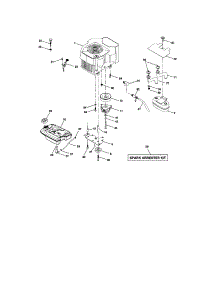 Engine parts for Craftsman Front-Engine Lawn Tractor 917276040 from AppliancePartsPros.com