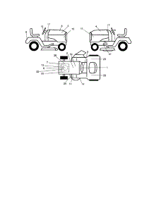 Decals parts for Craftsman Front-Engine Lawn Tractor 917276040 from AppliancePartsPros.com