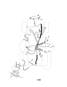 Electrical parts for Craftsman Front-Engine Lawn Tractor 917276041 from AppliancePartsPros.com