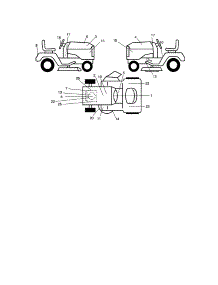 Decals parts for Craftsman Front-Engine Lawn Tractor 917276041 from AppliancePartsPros.com