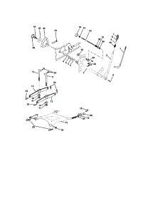 Lift Assembly parts for Craftsman Front-Engine Lawn Tractor 917276050 from AppliancePartsPros.com