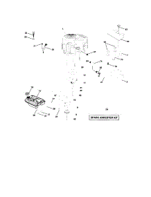Engine parts for Craftsman Front-Engine Lawn Tractor 917276070 from AppliancePartsPros.com