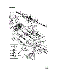 Transaxle parts for Craftsman Front-Engine Lawn Tractor 917276071 from AppliancePartsPros.com